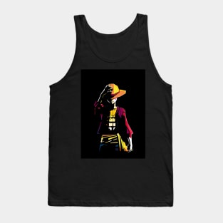 Luffy D Monkey Tank Top